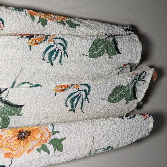 Urban Outfitters Highland Ruffle Tie-Shoulder Babydoll Playsuit Romper Size XS - Picture 7 of 8